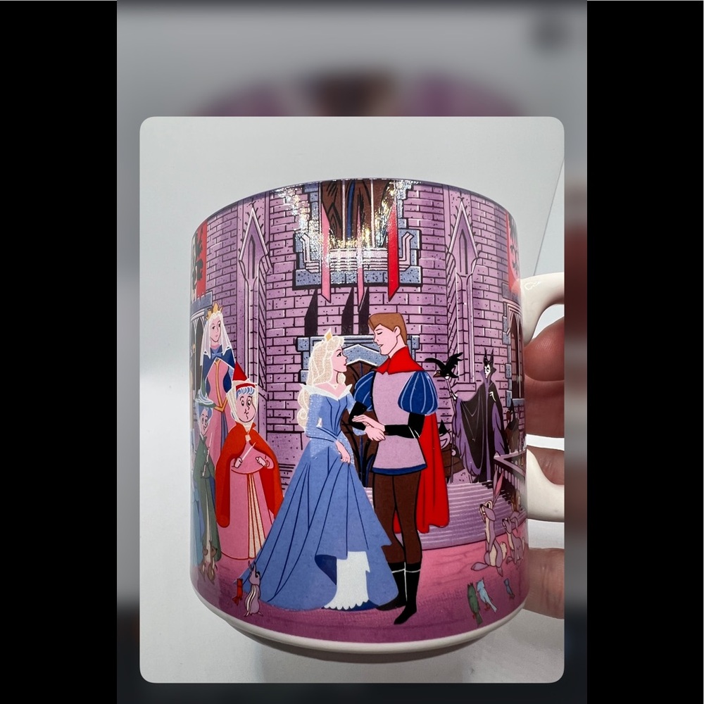 Vintage Rare 1990s Walt Disney's Sleeping Beauty Coffee Mug.